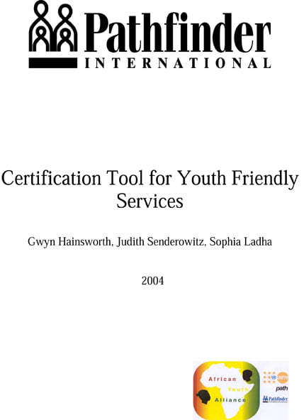 Certification Tool for Youth Friendly Services